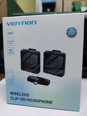 Vention Wireless Dual Microphone Clip-On.