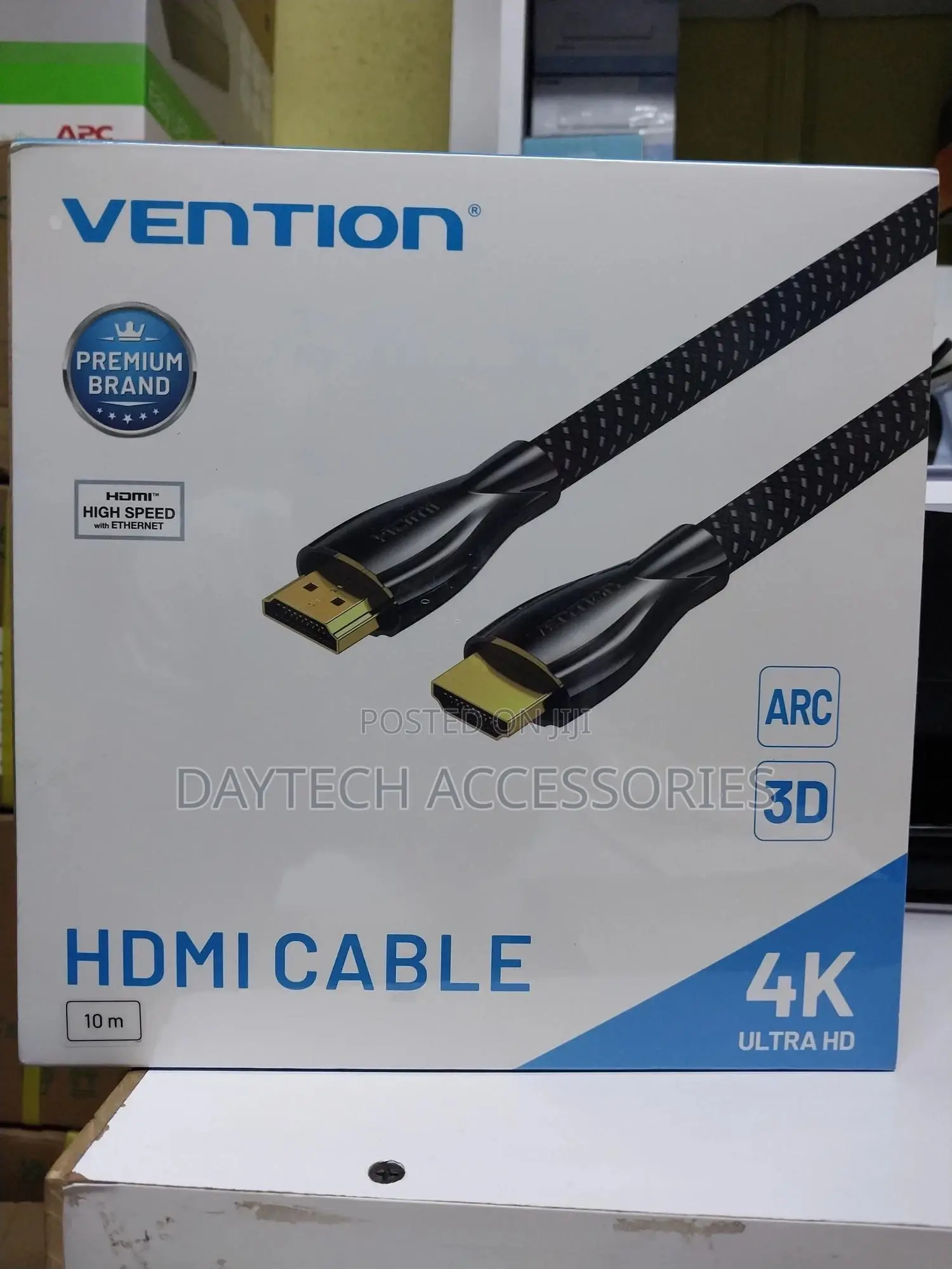 Vention Nylon Braided Hdmi Cable 10 Meters.