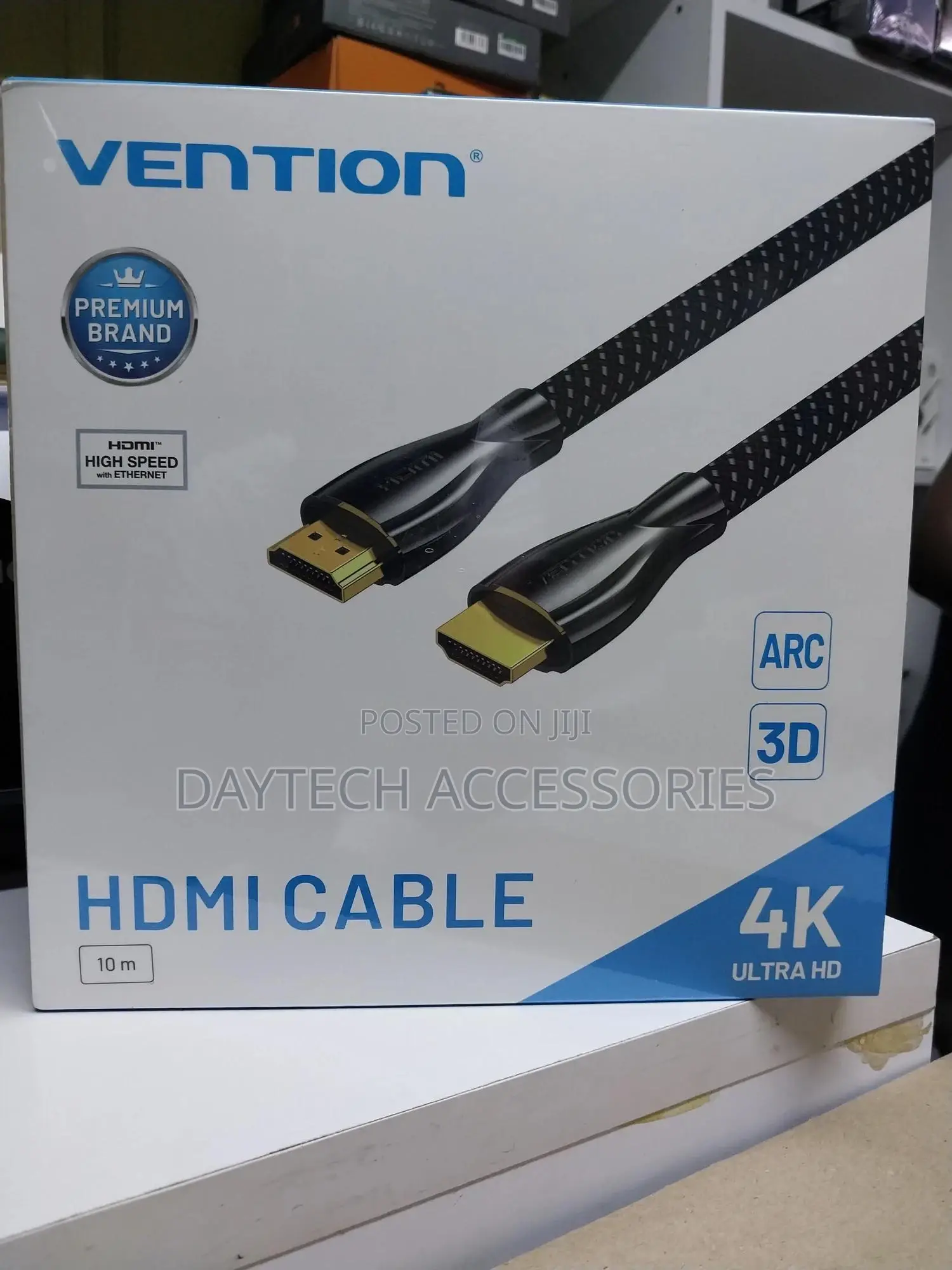 Vention Nylon Braided Hdmi Cable 10 Meters.