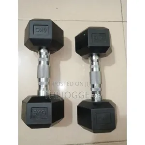 5kg 5kg(Total 10kg) Hexagon Dumbbells Hand Weights - All-