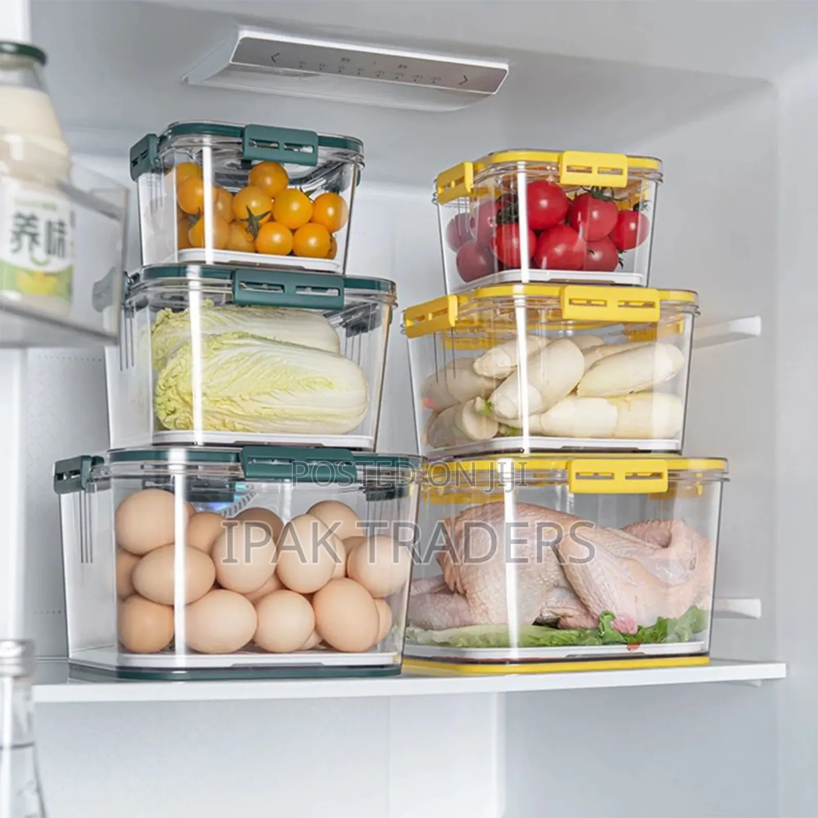 *3pcs \ Set Stackable Multipurpose Food Storage Containers Organizers