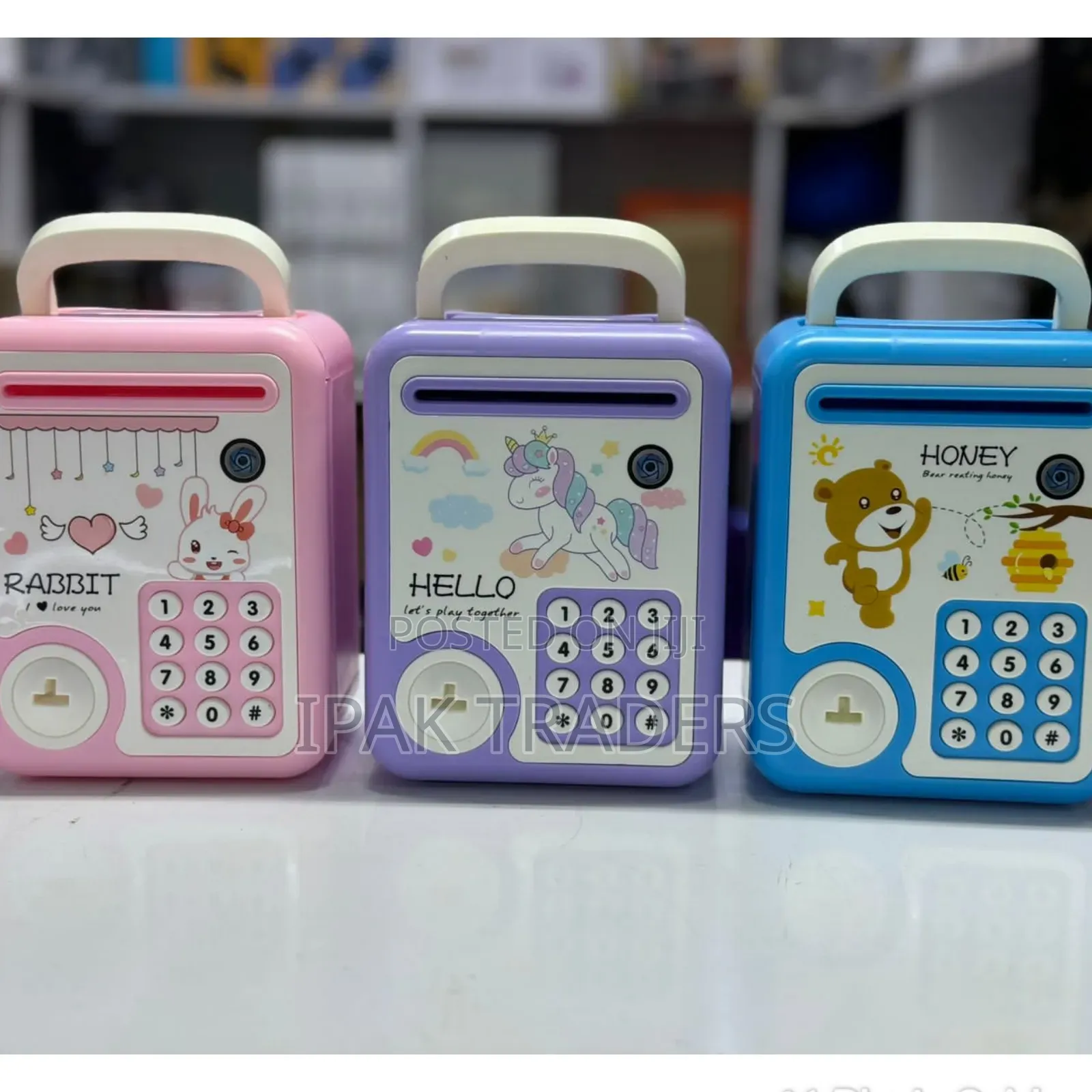 *Battery Powered Piggy Bank