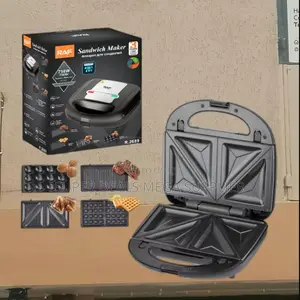 Raf R.594x 750w 6 in 1 Sandwich Maker Electric Toaster Waffle Panini