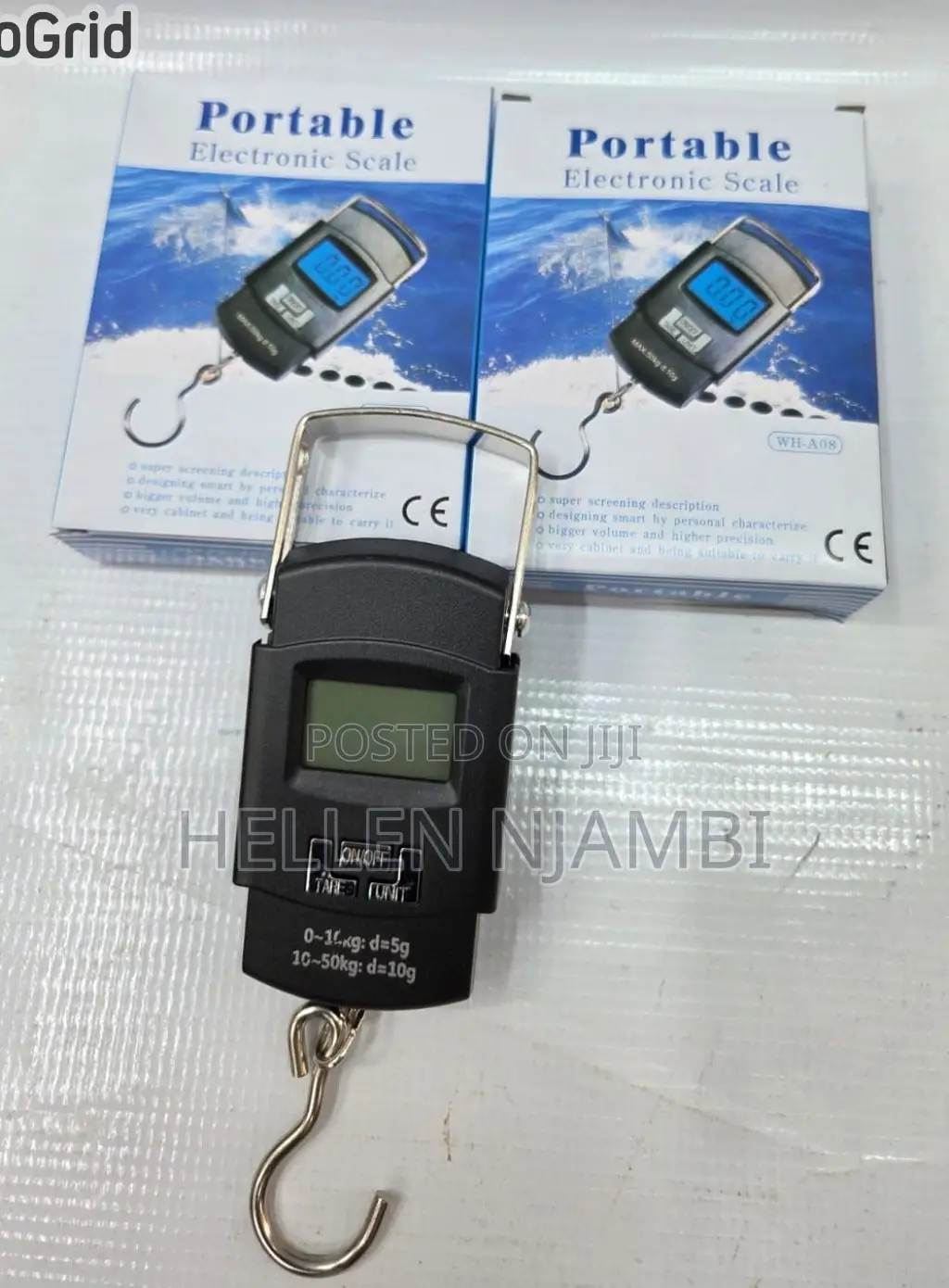 Portable Electronic Scale (Black)