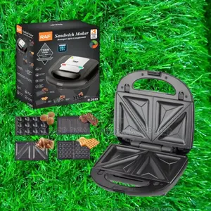 Raf R.594x 6 in 1 Electric Sandwich and Panini Maker Toaster Waffle