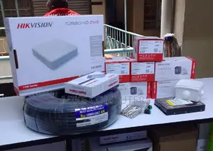 4 Channels CCTV Cameras, 2mp Hikvision Cameras Available
