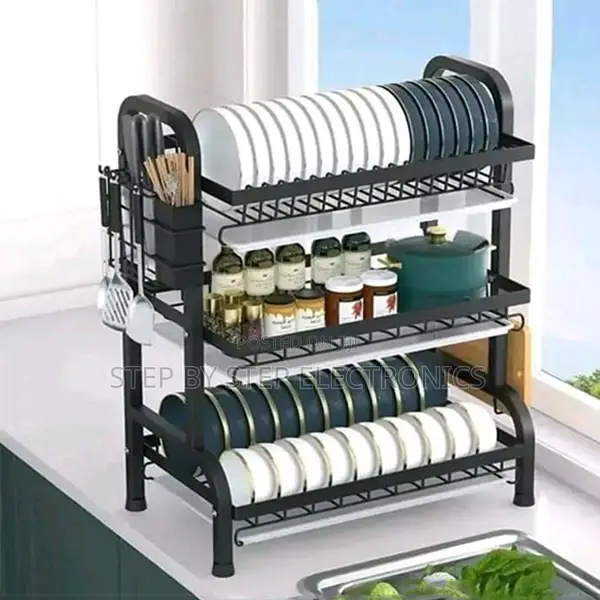 3 Tier 3 Layer Dish Drainer Dish Racks Elegant Kitchen Sink Organizer