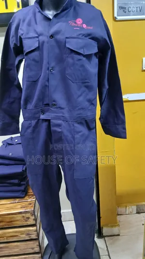 Iindustrial Front Button Coveralls