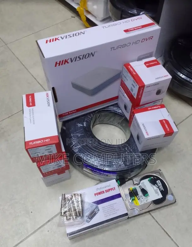 Incredible Eight 8 Hikvision 1080p Full Hd CCTV Cameras