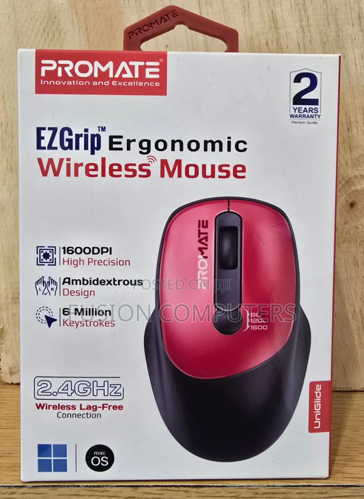 Promate Ezgrip Ergonomic Wireless Mouse Cursor – Uniglide