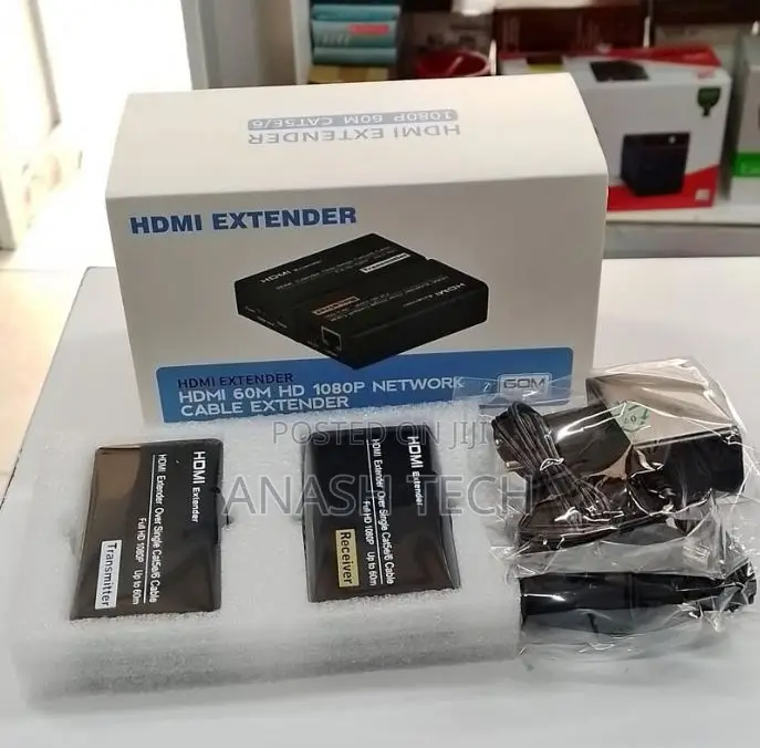 Heavy Duty 60m Hdmi Extender Over Rj Network Cable