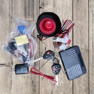 Universal Car Alarm System Kit With Flip Key Remote Anti-Theft Lock