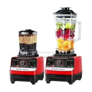 Skoedi Commercial Blender Double Jug Electric With Heavy Duty Motor