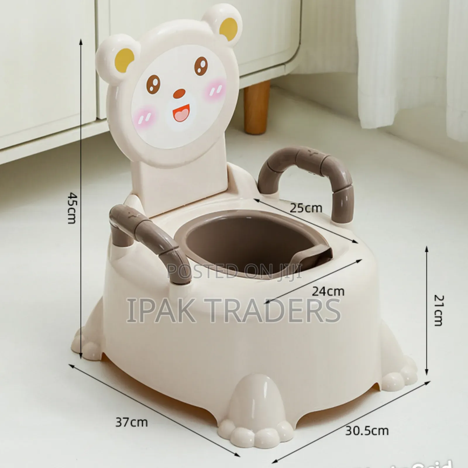 *Bear Shaped Portable Baby Training Potty*Children Folding Backrest