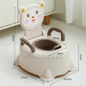 *Bear Shaped Portable Baby Training Potty*Children Folding Backrest