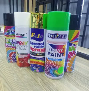Spray Paints Different Colors