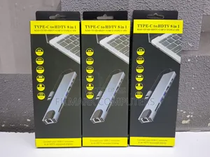 Type C To Hdtv 8 In 1 Adapter Hdmi Pd 2 Usb Sd Tf Rj45