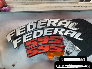 Federal Tire Rubber Permanent Stickers