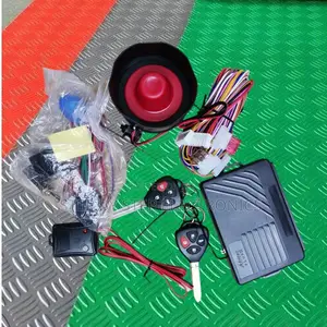 Advanced Universal Car Alarm System With Remote Flip Key Controls