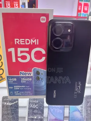 New Xiaomi Redmi 15C 4G 256 GB Black