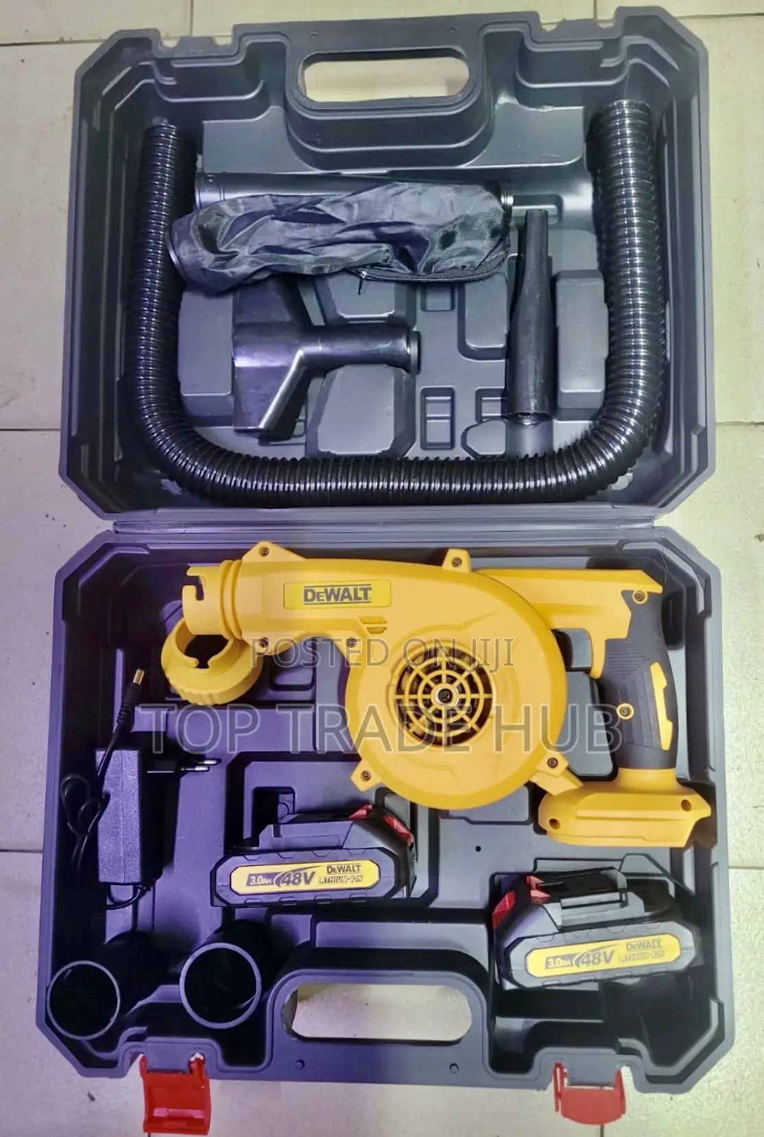 Complete Dewalt Cordless Blower 48v 3ah