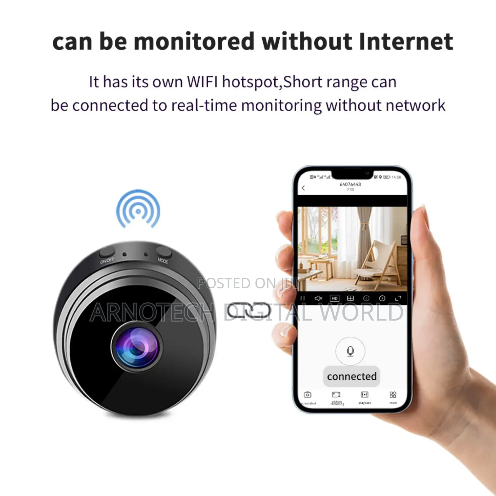 Wireless Mini Wifi Surveillance Camera