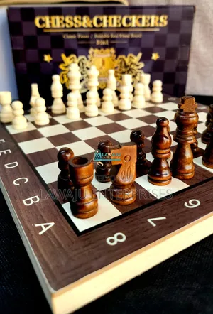 Foldable Wooden Chess
