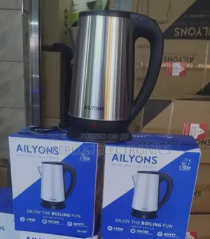 2.2 Litres Ailyons Stainless Steel Finish Electric Water Kettle, 1500w
