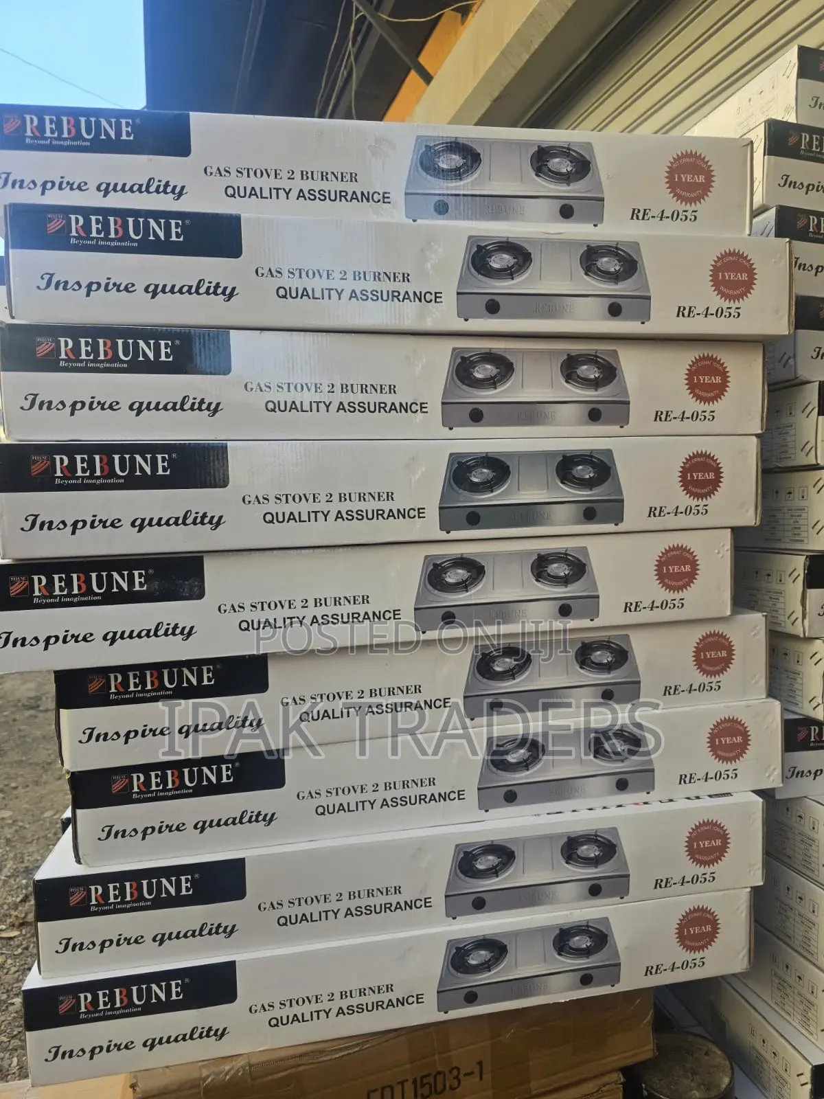 Rebune 2 Burner Gas Stove Cooker