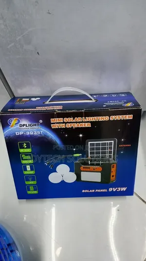 Dplight Solar Lighting With Speaker. 9v3w