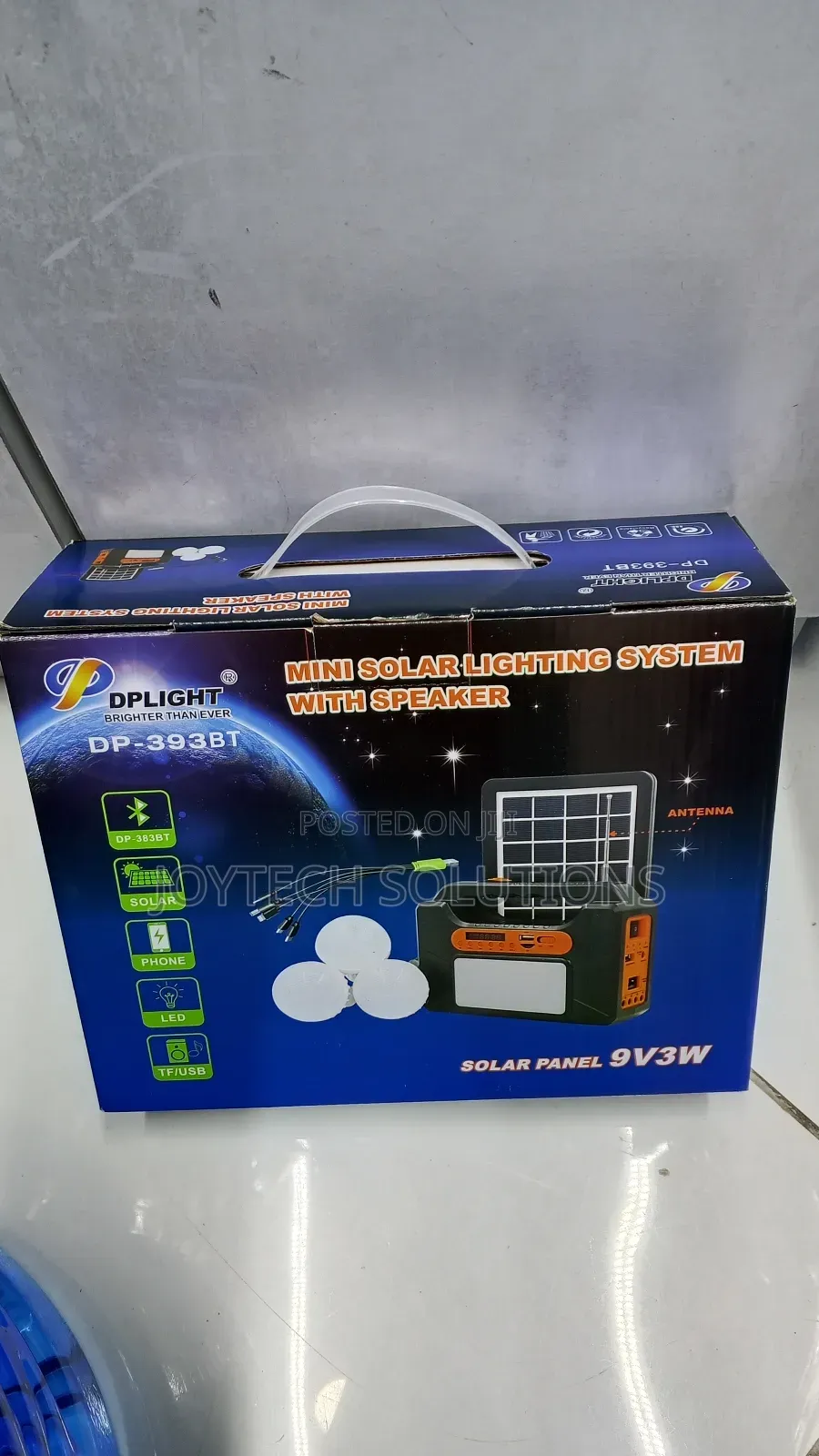 Dplight Solar Lighting With Speaker. 9v3w