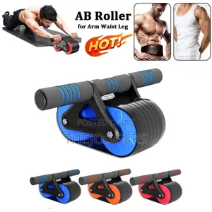 Ab Roller Wheel With Automatic Rebound, Ab Roller Workout Equipment