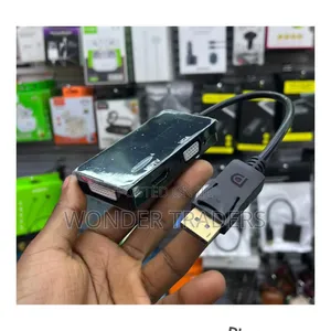 3 in 1 Display Port to Hdmi, Vga Dvi Adapter