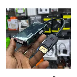 3 in 1 Display Port to Hdmi, Vga Dvi Adapter 
 