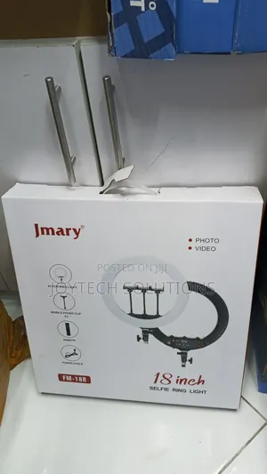 18inch Ring Light Jmary With a Tripod Stand and 3 Phone Holder