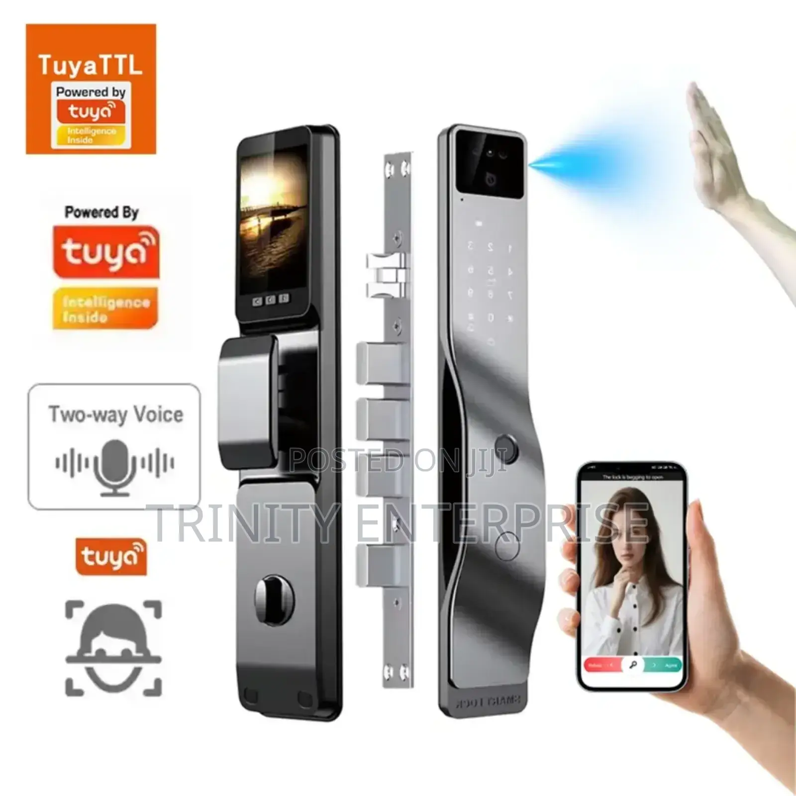 Lock Tuya Wifi Waterproof Smart Door Lock