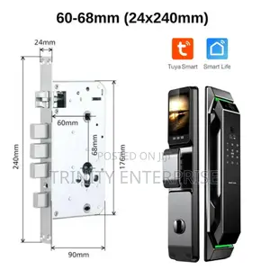 3d Face Recognition Smart Door Lock Tuya App Wifi Active Intercome
