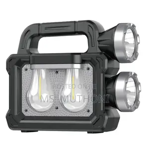 2 Bulbs and 2 Led Flashlight Indoor/ Outdoor Portable Lamp