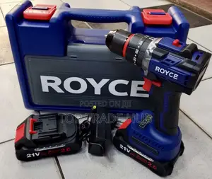 Royce Cordless Drill 21v (Inc. 2 Batteries And Charger)