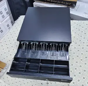 5 Slot Cash Drawer Cash Drawer Box, 5 Bill/5 Coin Compartments