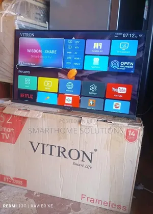 Vitron 32-inch Smart Tv Android Tv Bluetooth Connection