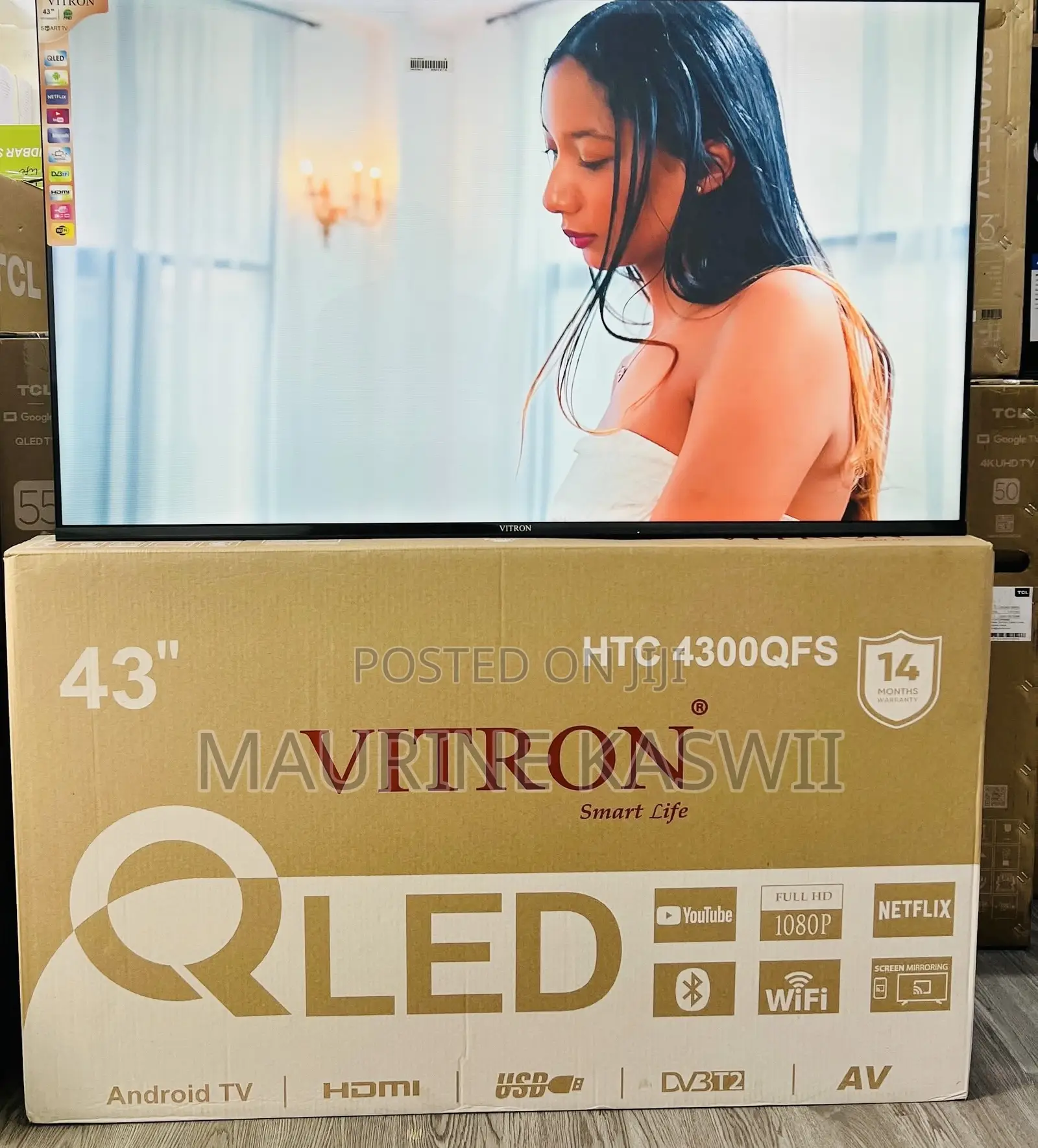 Vitron 43” Inch Qled Latest Model