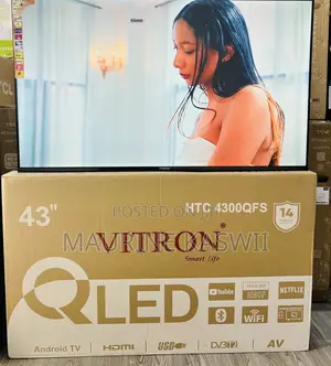 Vitron 43” Inch Qled Latest Model
