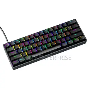 Usb Wired Hot Swappable Computer, Red Switch Gaming Keyboard 60%
