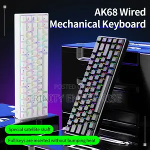Hot Swappable Computer, Laptop and Playstation Red Switch Keyboard 60%