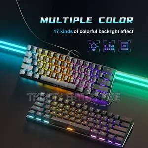 Usb Wired Red Switch Gaming Keyboard 60%