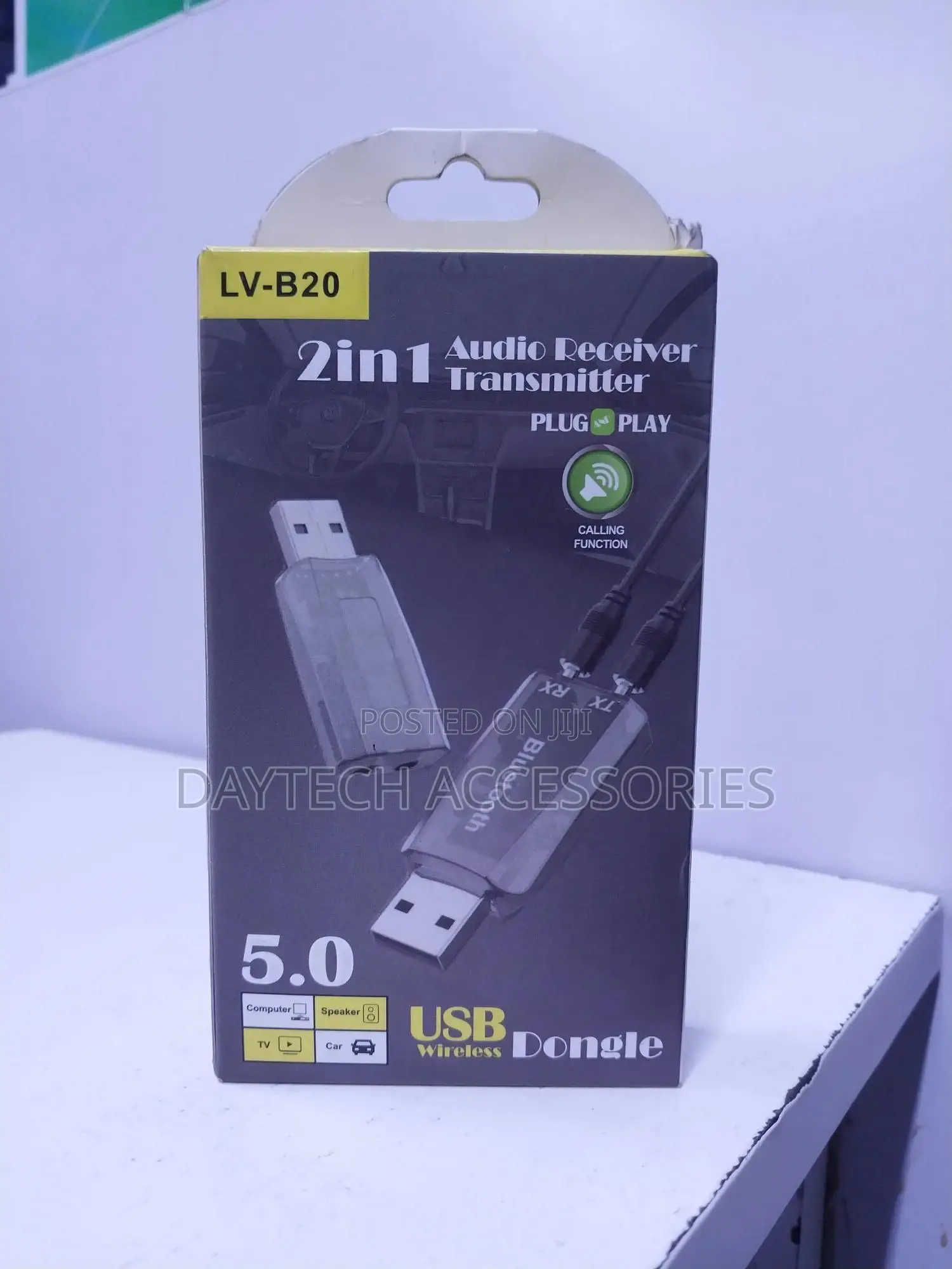 Audio Adapter 2 in 1 Multi Function Audio Transmitter and Receiver