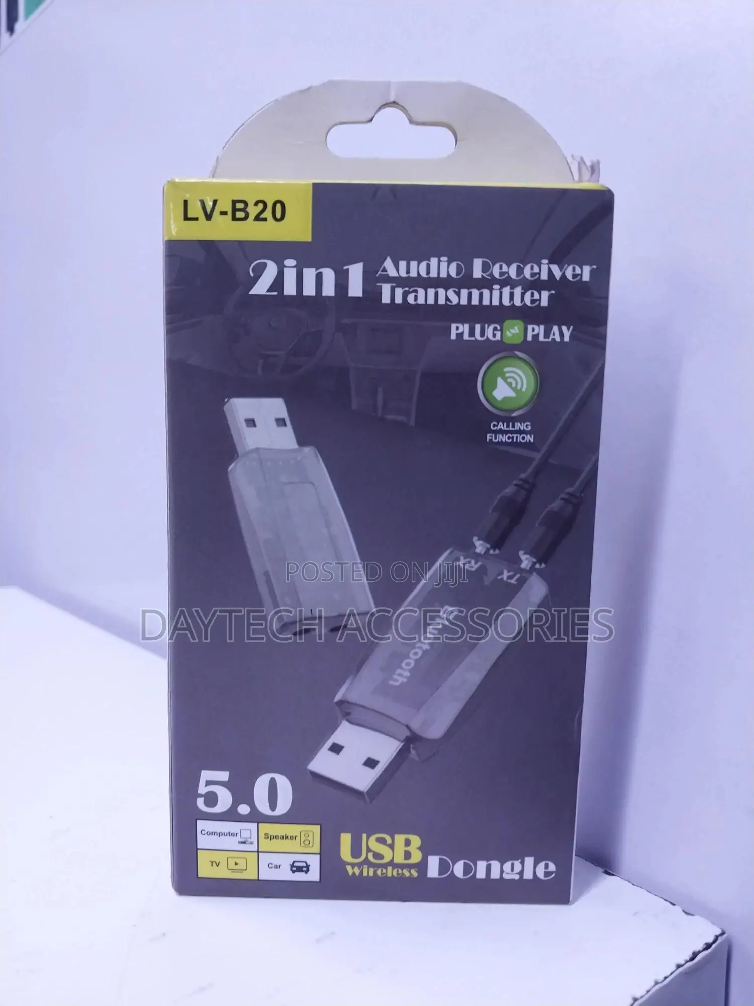 Audio Adapter 2 in 1 Multi Function Audio Transmitter and Receiver