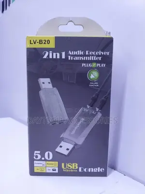 2-in-1 Wireless Bluetooth Transmitter/Receiver Audio Adapter.