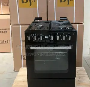 Colour Black. BJS 60by60 Standing Cooker. Electric Oven and Plates